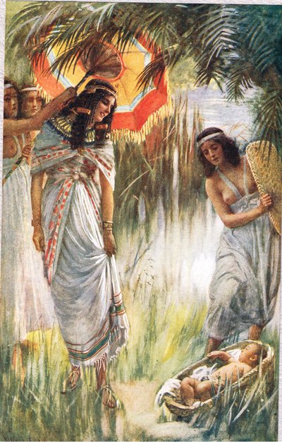 La Hija del Faraón, ilustración de 
